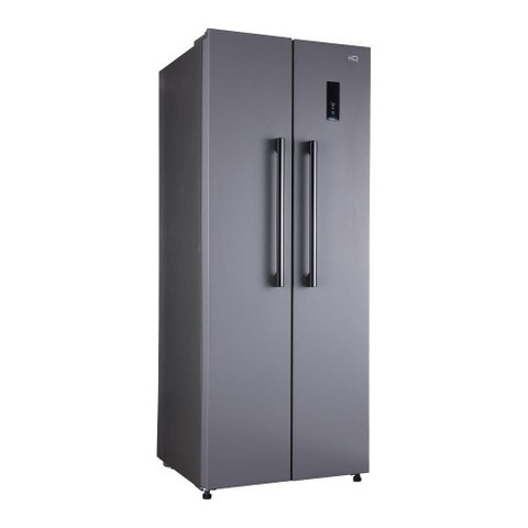 Geladeira Refrigerador Hq Frost Free Side By Side 460 Litros Cinza Hq-460sbsff 127v