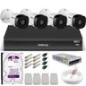 Dvr Inteligente Imhdx 3016 Com 4 Câmeras Full Hd Intelbras - 1