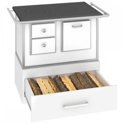 Acessórios para Cozinha Caixa para Lenha Embutida Branco Sf02 - Fellicci - 3