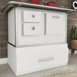 Acessórios para Cozinha Caixa para Lenha Embutida Branco Sf02 - Fellicci - 1