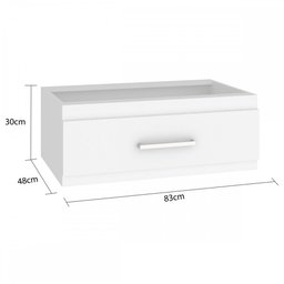 Acessórios para Cozinha Caixa para Lenha Embutida Branco Sf02 - Fellicci - 4