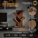 Ver imagem 3 de Livreiro de Mesa Vértice Organizador de Livros Revistas Nicho Freijó