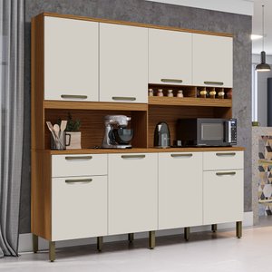 Kit Ronipa Cabernet Prime 8 Portas 2 Gavetas