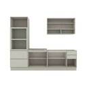 Ver imagem 2 de Cozinha Completa Fineze 7 Portas 4 Gavetas 100% MDF com Vidro Areia Hp Fineze - Henn