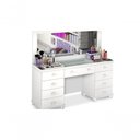 Ver imagem 1 de Penteadeira Camarim com Led Espelho Branca