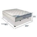 Ver imagem 5 de Cama Box com Baú Casal e Colchão Freedom Ortobom D33 Branco