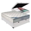 Ver imagem 1 de Cama Box com Baú Casal e Colchão Freedom Ortobom D33 Branco