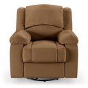 Ver imagem 4 de Poltrona do Papai Reclinável Melim Glider Giratória Massagem Pu Caramelo Fh1 - D'rossi