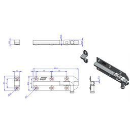 Fecho Fio Redondo 4" Ref. 20940 - Loth - 2