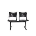 Ver imagem 1 de Longarina Turim 2 Lugares - Preto