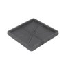 Base Quadrada 25 X 3 Cm Cor 18 - Antique Preto - 2