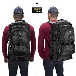 Mochila Espaçosa Viagem 50l Acampamento Trilha Aventura - 6