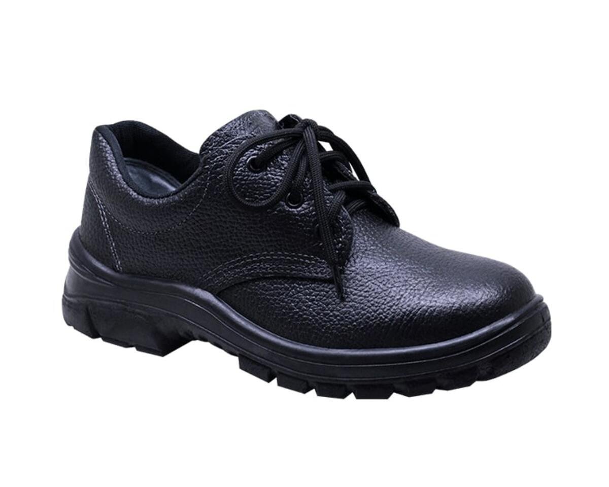 SAPATO DE AMARRAR CADARÇO FLEX COMBAT BICO PLASTICO KADESH CA 16569 - 39 - Preto