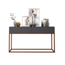 Ver imagem 3 de Buffet P/ Hall de Entrada 110cm Aparador Estilo Robusto Industrial :cinza
