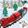 Trem Natalino com Trilho Luz e Movimento À Pilha - 4