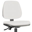 Ver imagem 3 de Cadeira Caixa Alta Giratória Job L02 Couro Sintético Branco - Lyam Decor