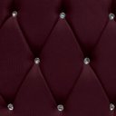 Ver imagem 4 de Recamier Baú Calçadeira Chaise Quarto King 195cm Madrid:suede Vinho