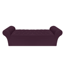 Ver imagem 1 de Recamier Baú Calçadeira Chaise Quarto King 195cm Madrid:suede Vinho
