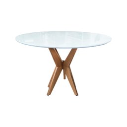 Mesas de Jantar Pandora Casa MAD Mesa Cone Branco 90cm - 2
