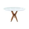 Mesas de Jantar Pandora Casa MAD Mesa Cone Branco 90cm - 2