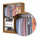 Ver imagem 7 de Guarda-roupa Belem 2 Portas de Correr 2 Gavetas com Espelho