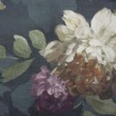 Ver imagem 4 de Papel de Parede Floral Azul Petróleo e Roxo Vinilico Lavável+ Cola Inclusa