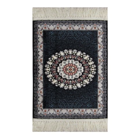 Tapete Persa Iraniano Azul Escuro - 0,50x1,00cm Prime Home Decor
