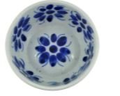 Tigela Mini Colonial Azul 12,5Cm Porcelana Monte Sião - 1