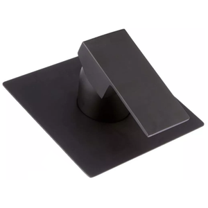 Acabamento para Registro Monocomando Ducha Chuveiro Padrão Base Deca Preto Fosco Black Matte Metal P