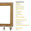 Ver imagem 3 de Cabideiro em Madeira com Ladrilho Hidráulico Porta Chaves Roupas Bolsas Ladrilho E1