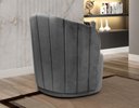 Ver imagem 4 de Poltrona Stela Cor:Veludo Cinza 220