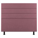 Ver imagem 4 de Cabeceira Casal King Size Malik 195cm Suede Rosé