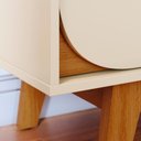 Ver imagem 4 de Rack Bancada Selene Cinamomo/off White para Tv até 75” - Madetec