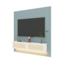 Ver imagem 3 de Home Supremo Slim/Native Ripado 174 cm - Azul Encanto/Branco/Tela Rattan Creme