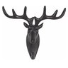 Gancho de Parede em Resina Preto Cervo - 2