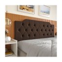 Ver imagem 4 de Cabeceira Capela Cama de Casal Queen 1.60 - Mg Magazine:marrom