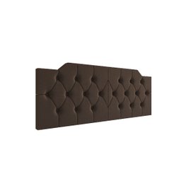Cabeceira Capela Cama de Casal Queen 1.60 - Mg Magazine:marrom - 2