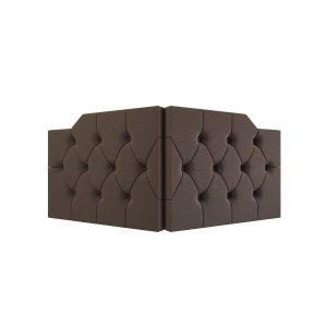 Cabeceira Capela Cama de Casal Queen 1.60 - Mg Magazine:marrom