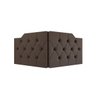Cabeceira Capela Cama de Casal Queen 1.60 - Mg Magazine:marrom - 1