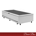 Ver imagem 2 de Cama Box Baú Solteiro 4 Pistão Revestimento Sintético Branco