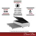Ver imagem 5 de Cama Box Baú Solteiro 4 Pistão Revestimento Sintético Branco