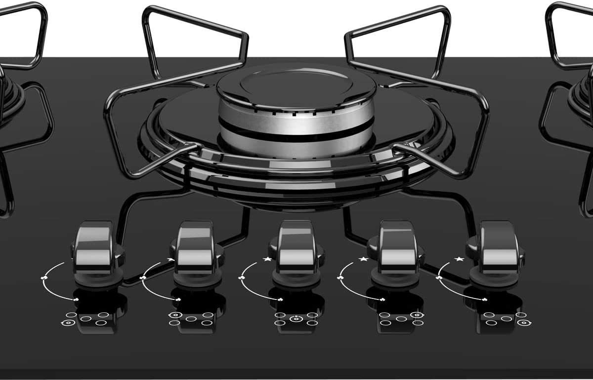 Fogão a Gás Cooktop 5b Mega Chama - 4