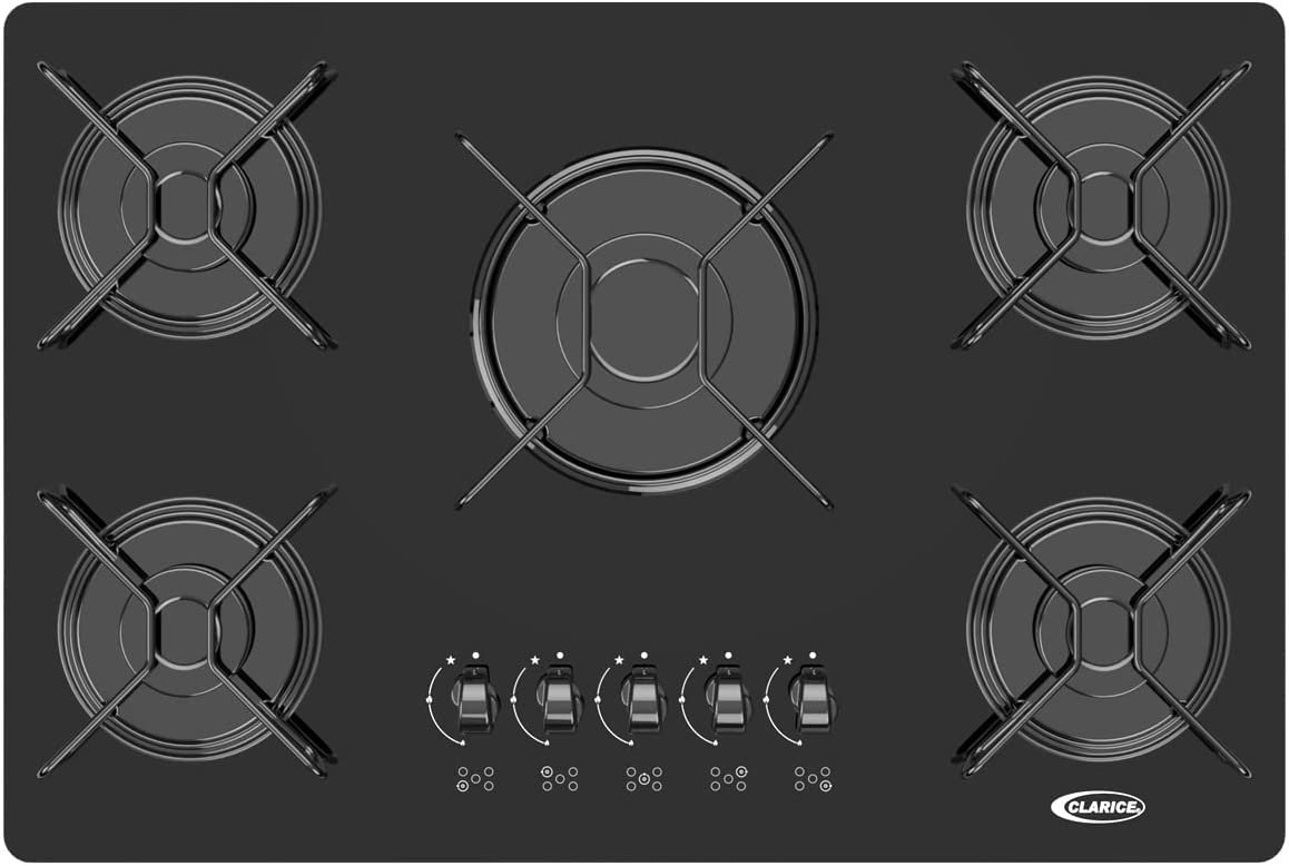 Fogão a Gás Cooktop 5b Mega Chama - 5