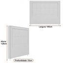 Ver imagem 3 de Cabeceira para Cama Box King 195cm Wellbe Bouclé Off White - Sallar Home