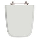 Ver imagem 1 de Assento Sanitario Poliester Aero Silver (Cinza Claro) para vaso Ideal Standard