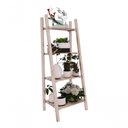 Ver imagem 4 de Rack Estante Vazado Multiuso de Madeira Pinus