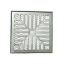 Ver imagem 1 de Grelha Pluvial 20x20 Côncava Alumínio e Tela Anti Escorpião