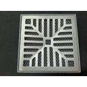 Ver imagem 6 de Grelha Pluvial 20x20 Côncava Alumínio e Tela Anti Escorpião