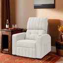 Ver imagem 2 de Poltrona do Papai Reclinável Real em Bouclê Cor:boucle Bege Escuro