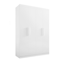 Ver imagem 1 de Guarda Roupa Colibri 4 Portas Mdf Branco